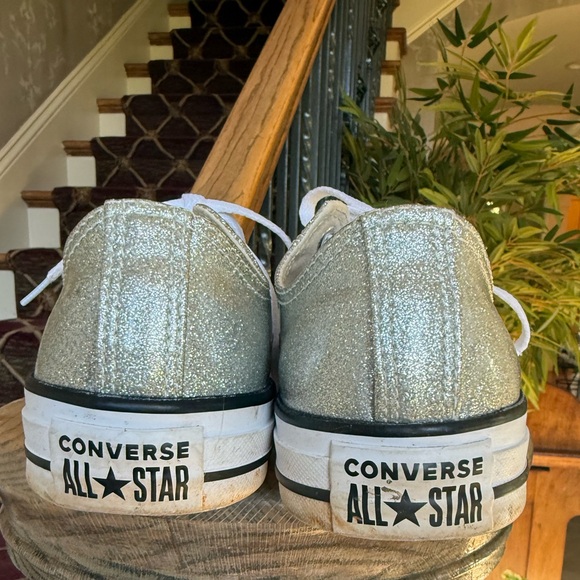 Chuck Taylor converse All-Stars sparkle party low top  very good condition 8.5 - Picture 6 of 13